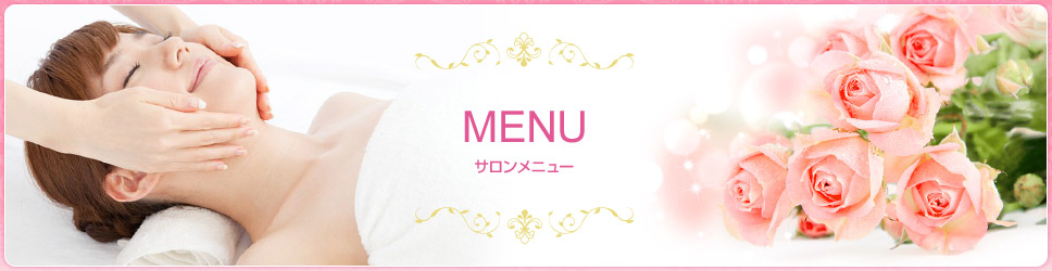 サロンメニュー